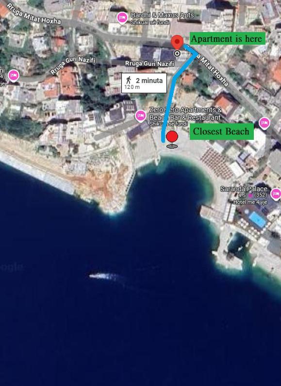 Violet Sea View Apartment Sarandë Exteriér fotografie
